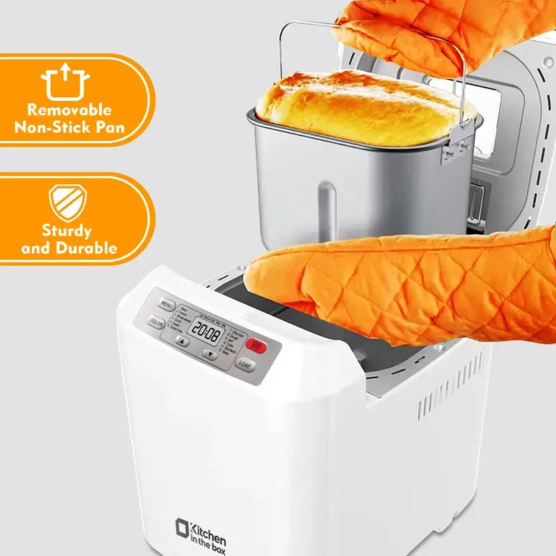 Bread maker control panel and program settings